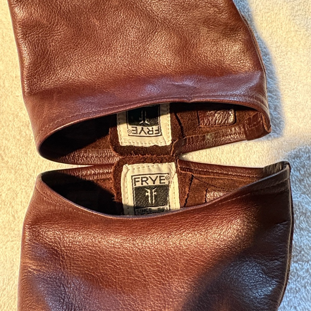 Frye Veronica Slouchy Short Boot - Brown - Picture 10 of 11